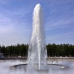 モエレ沼公園の噴水