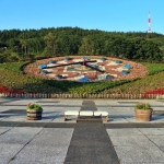 十勝川公園の花時計（音更町）