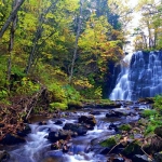 イナシベツの滝（雄武町）