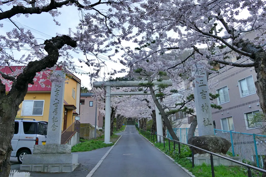 住三吉神社参道