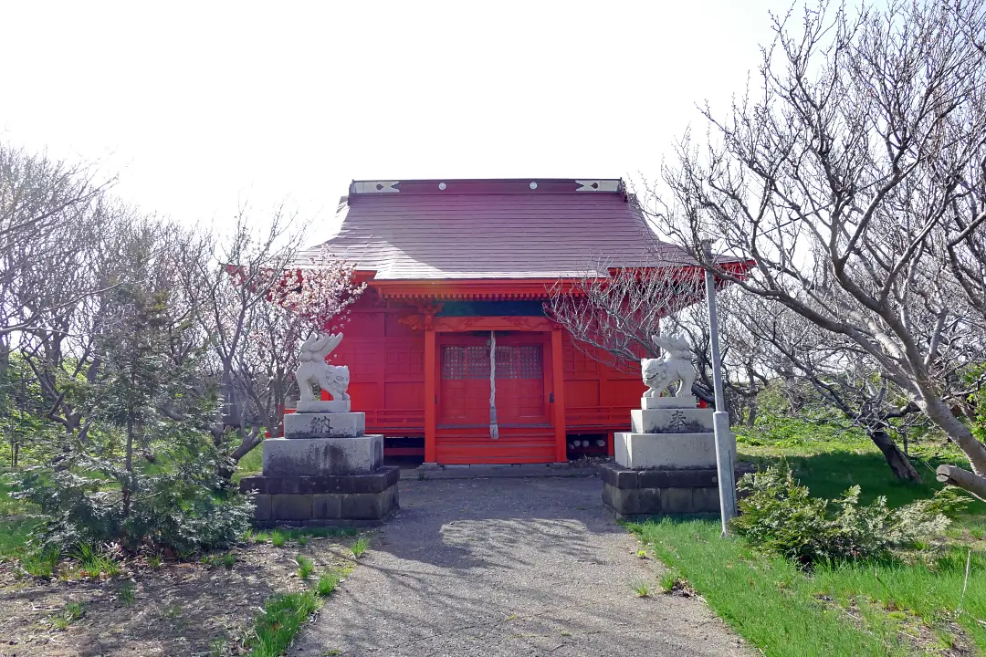04P1140842 江差厳島神社社殿