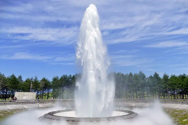 モエレ沼公園の噴水