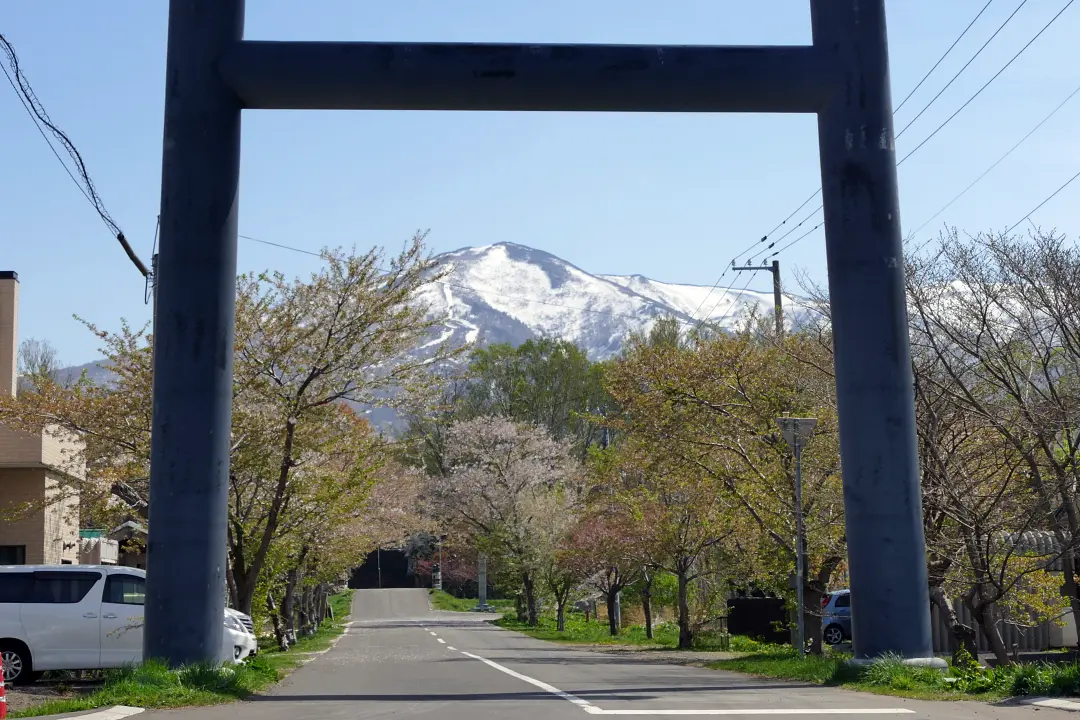 岩内神社二ノ鳥居下