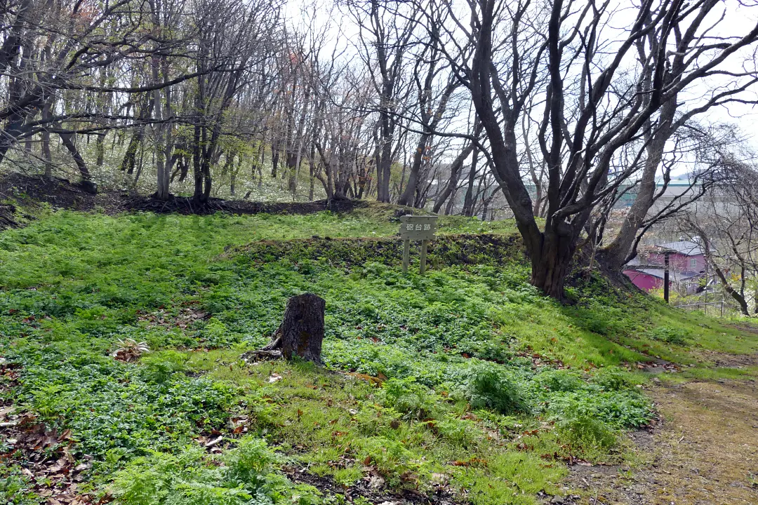06P1160039 崎守神社境内にある砲台跡