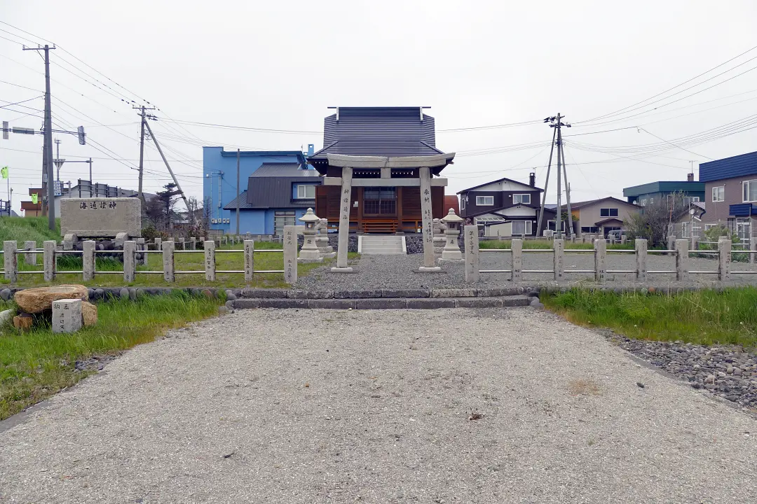 岬神社 二の鳥居の手前