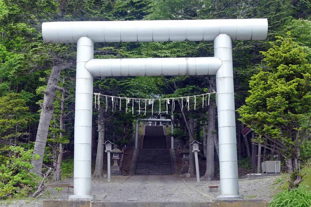 豊富八幡神社 一の鳥居