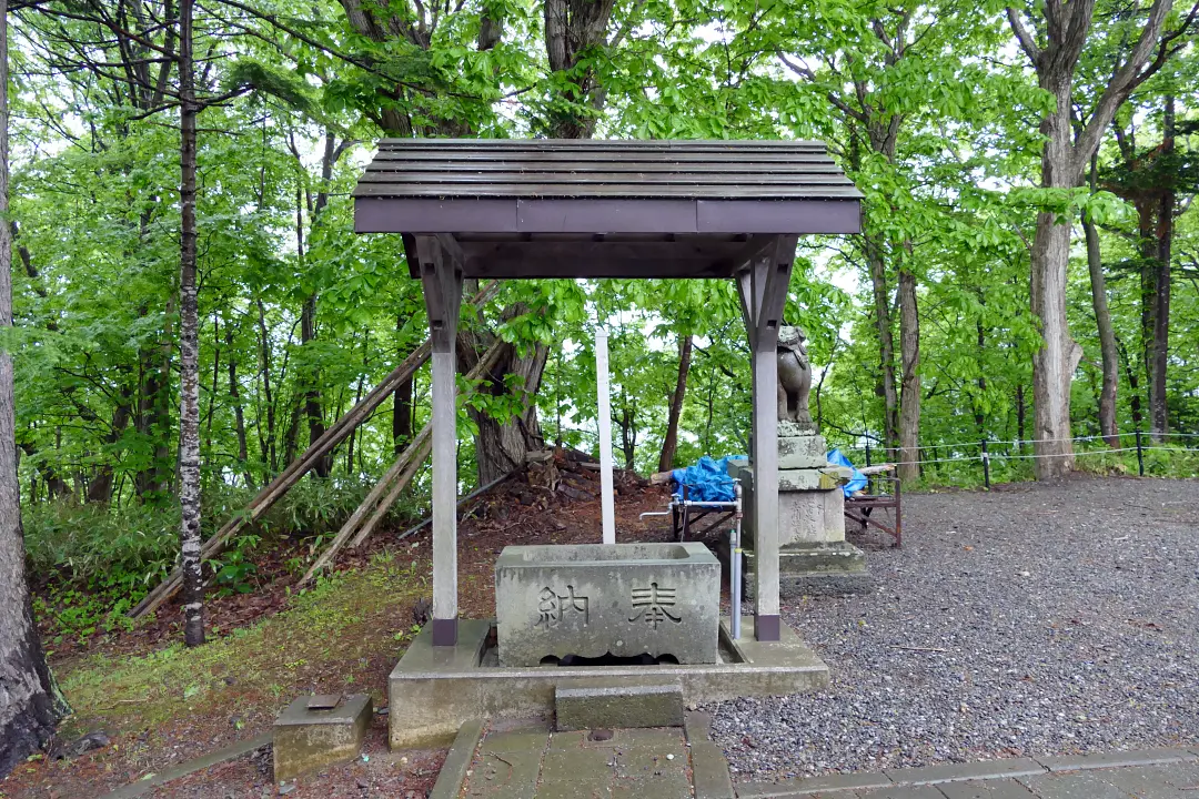 07P1170982 幌延神社 手水舎
