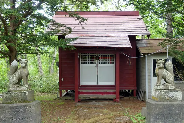 幌延神社 階段と一の鳥居