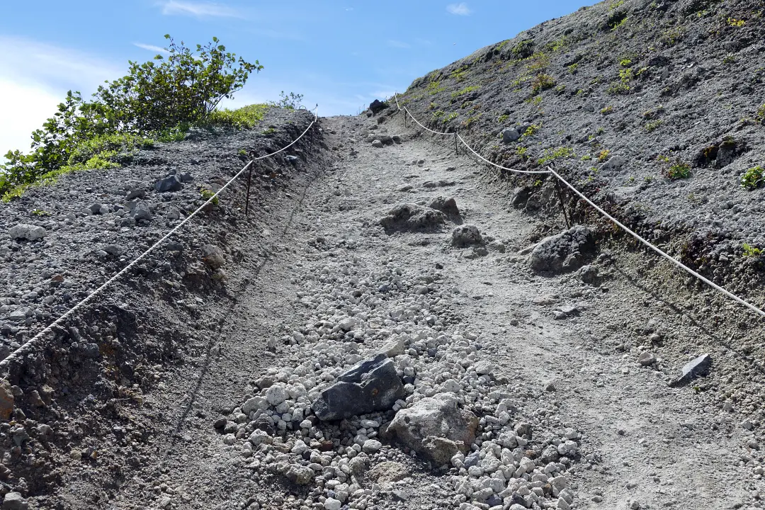 樽前山 登山道