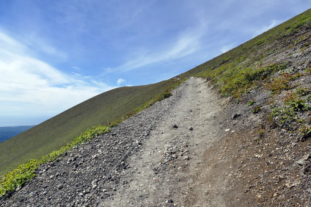 樽前山 登山道