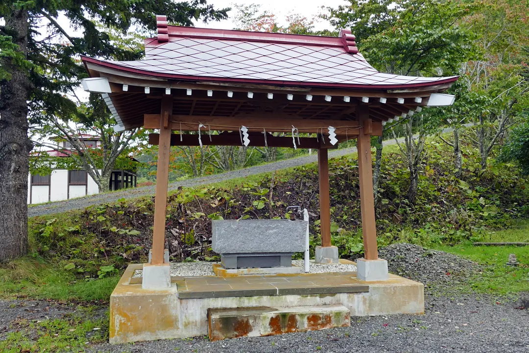 厚岸神社 手水舎