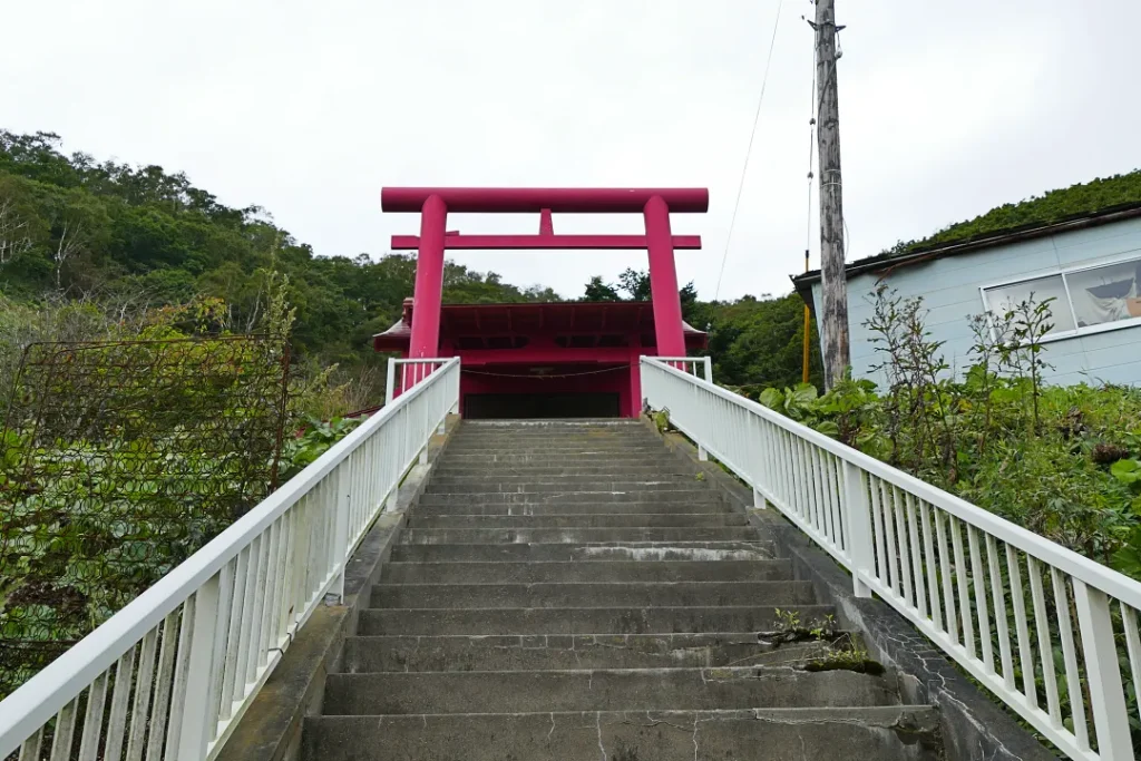 老者舞神社 参道の階段