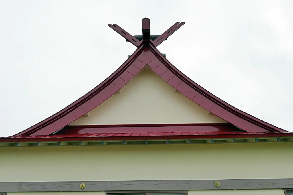 又飯時金刀比羅神社 千木