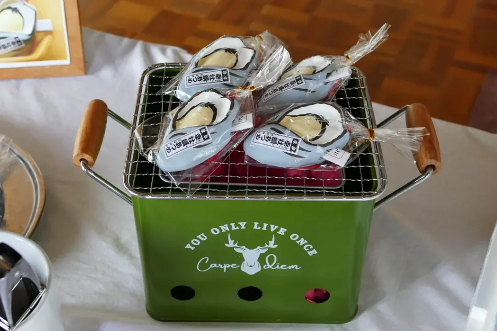 厚岸神社 えぞみくじ撮影用コンロ