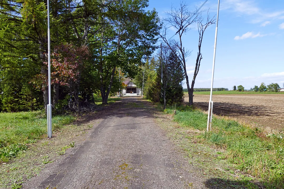 上更別神社 参道
