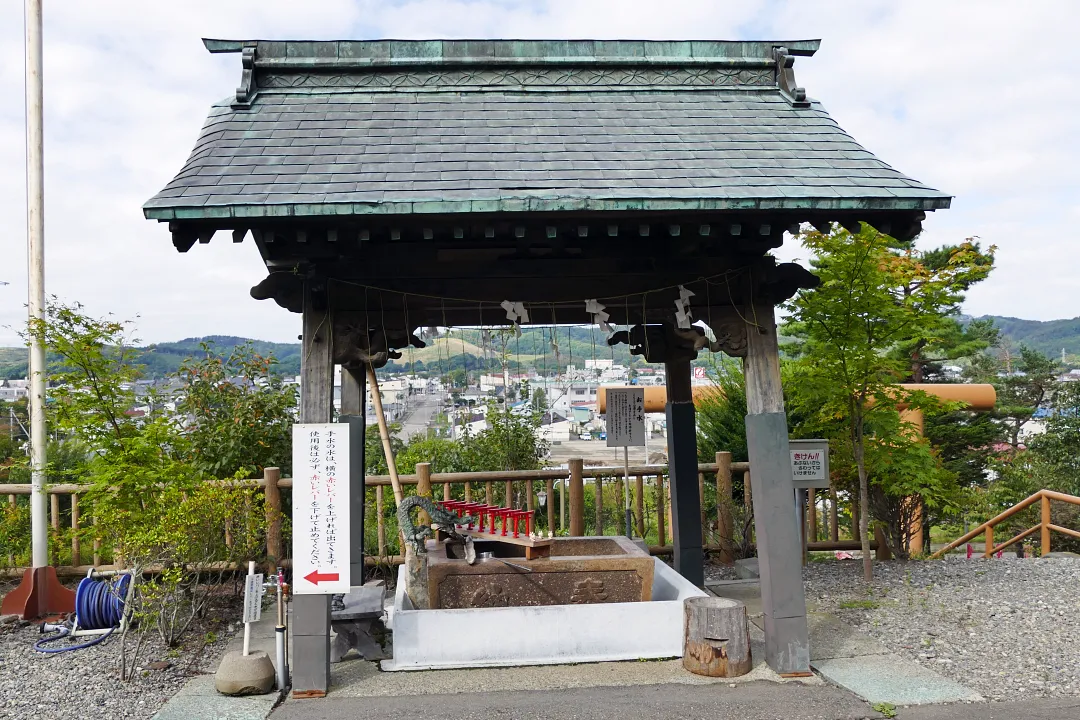 浦幌神社 手水舎
