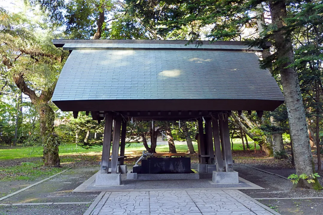帯廣神社 手水舎