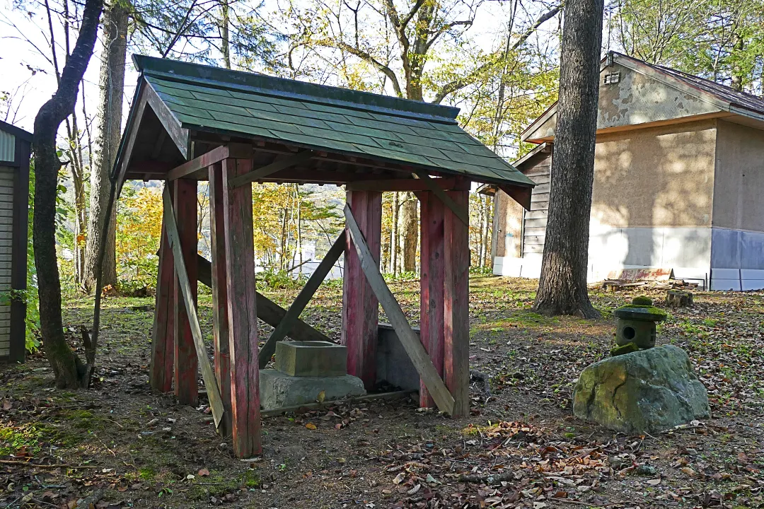 占冠神社 手水舎