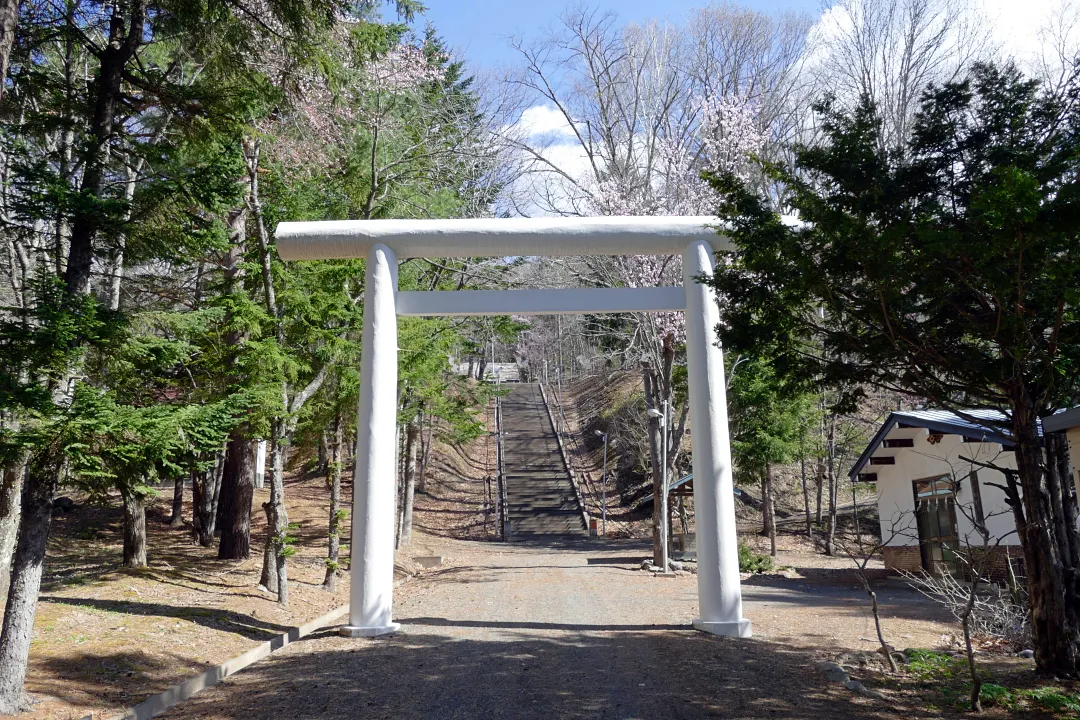 温根湯神社 鳥居