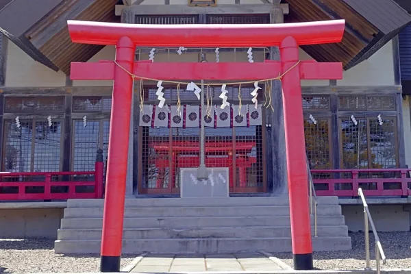 網走三吉神社 二の鳥居