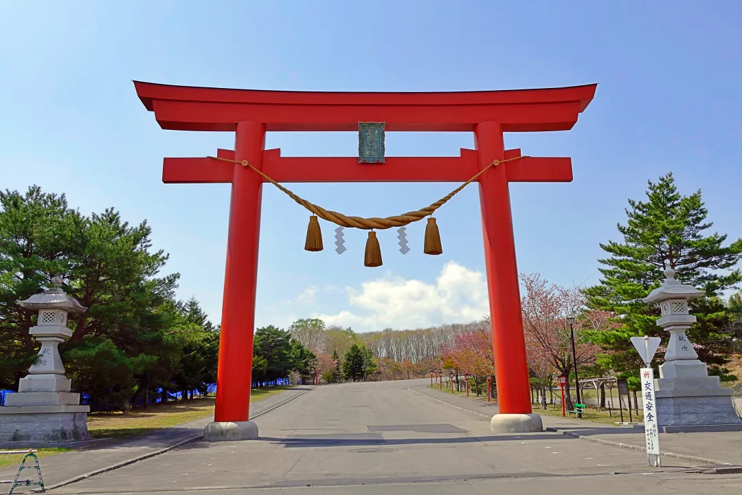 樽前山神社 大鳥居 正面