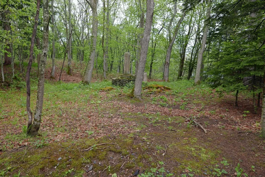 札久留神社 馬頭観世音碑遠景