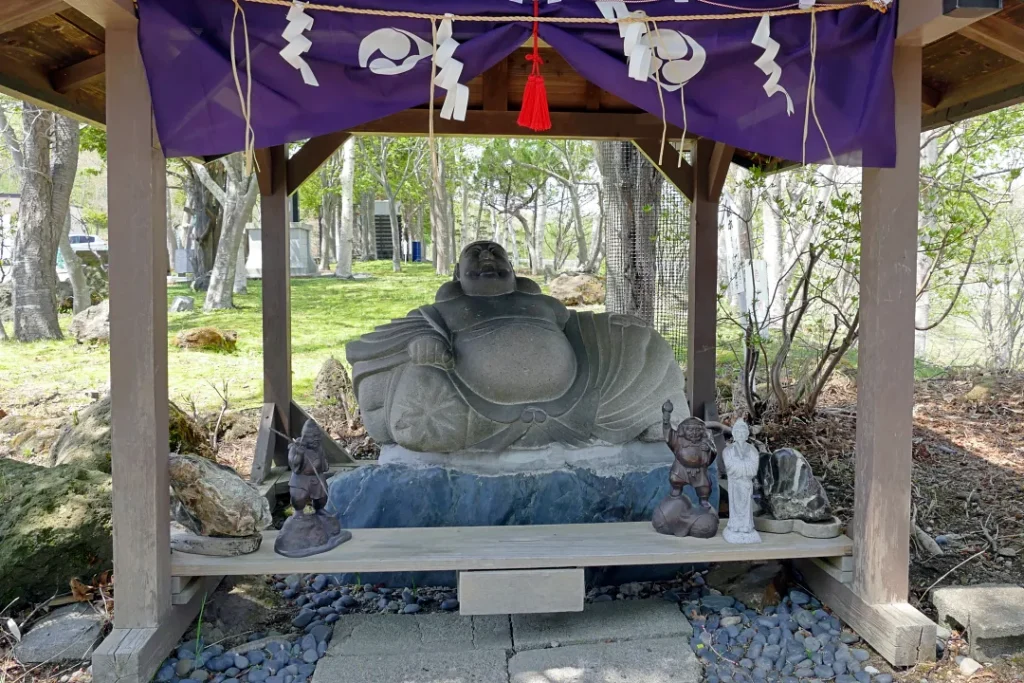 樽前山神社 布袋さま引き