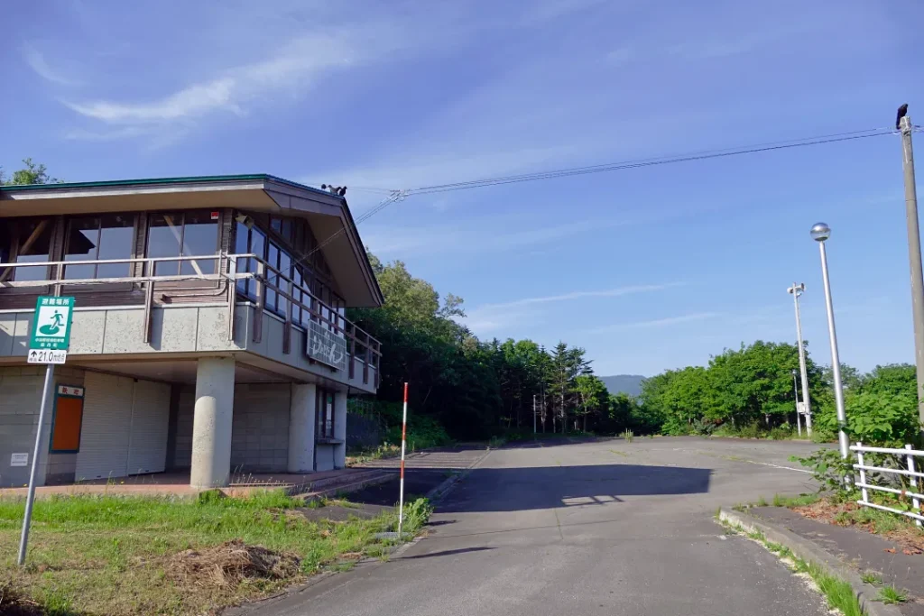 積丹町休館中のレストラン