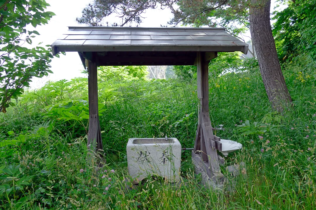 神威神社 手水舎