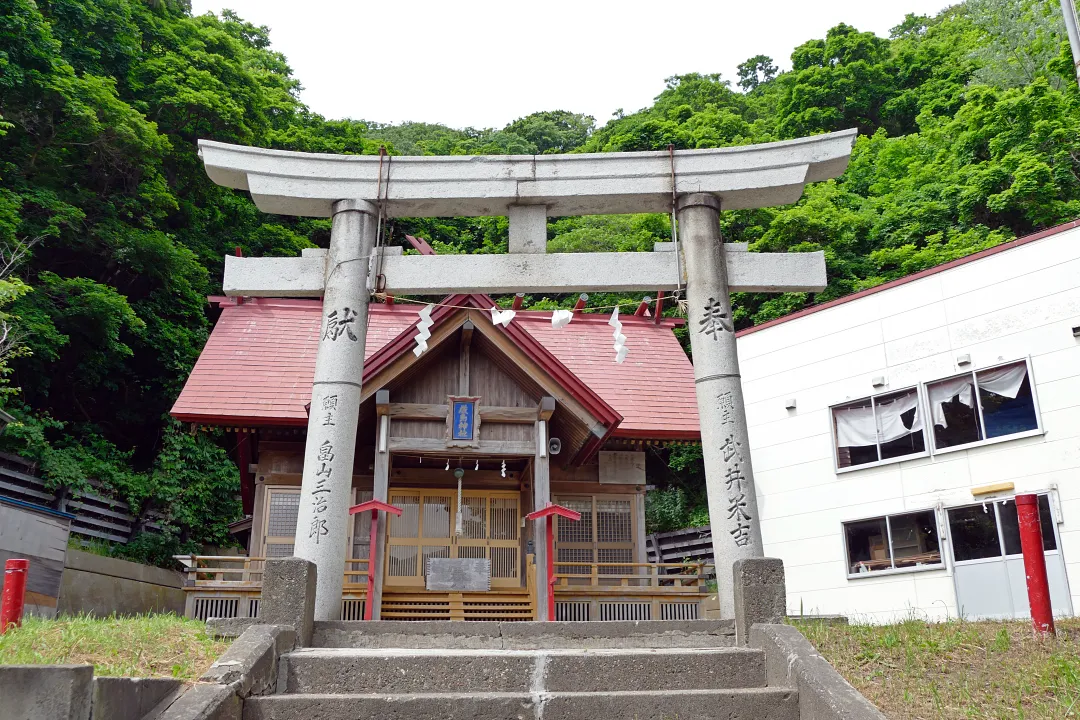 神恵内厳島神社 三の鳥居