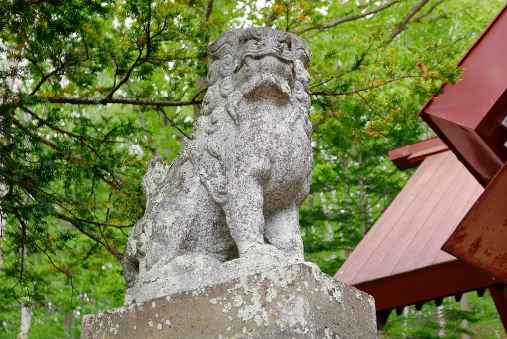 生田原神社 狛犬吽形