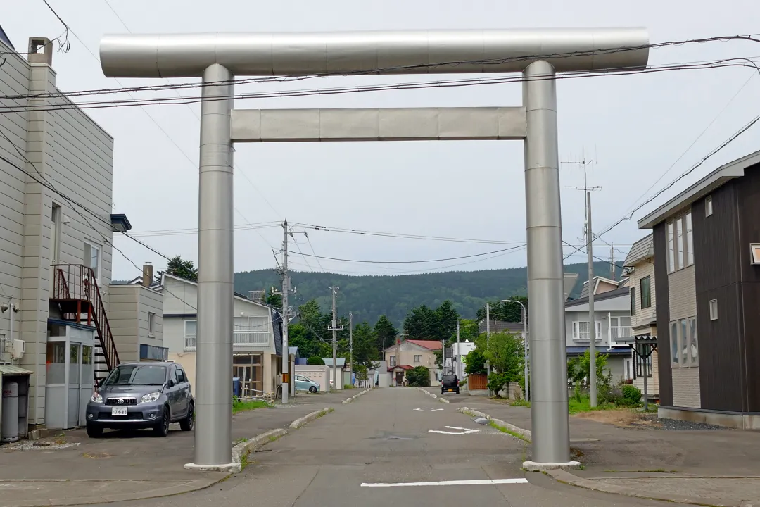 枝幸嚴嶋神社 一の鳥居