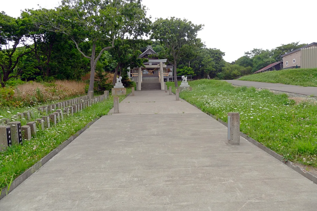 鬼鹿厳島神社 参道