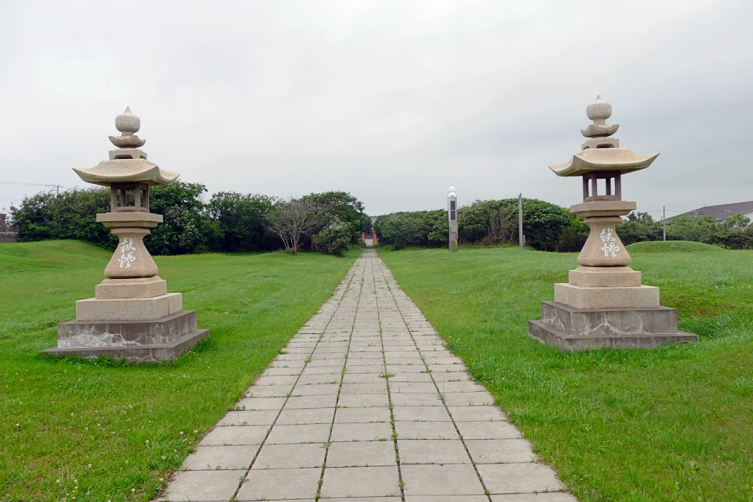 天塩厳島神社 参道