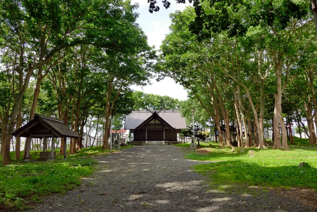 羽幌神社 参道