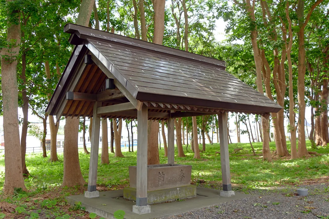 羽幌神社 手水舎