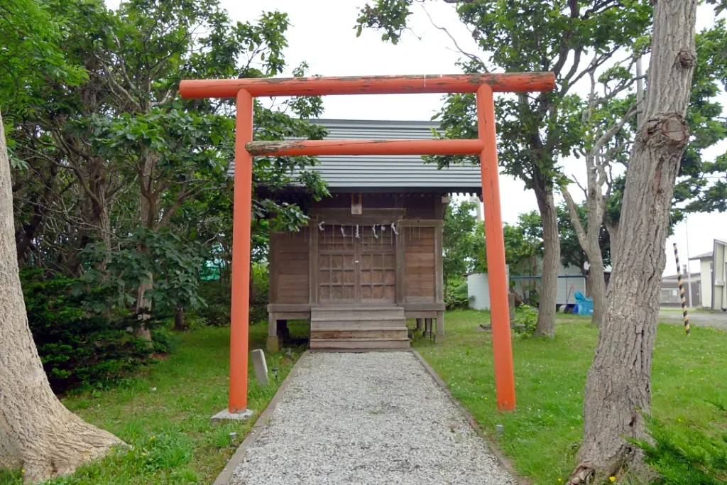 天塩厳島神社 末社 金毘羅神社 鳥居
