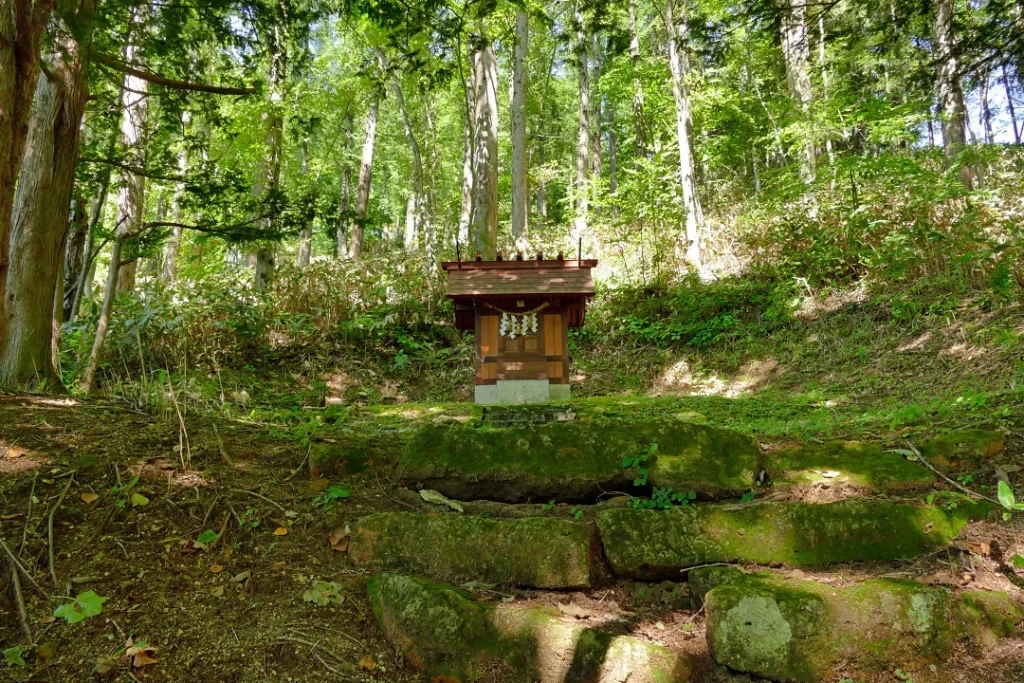 清富神社 社殿が見えた