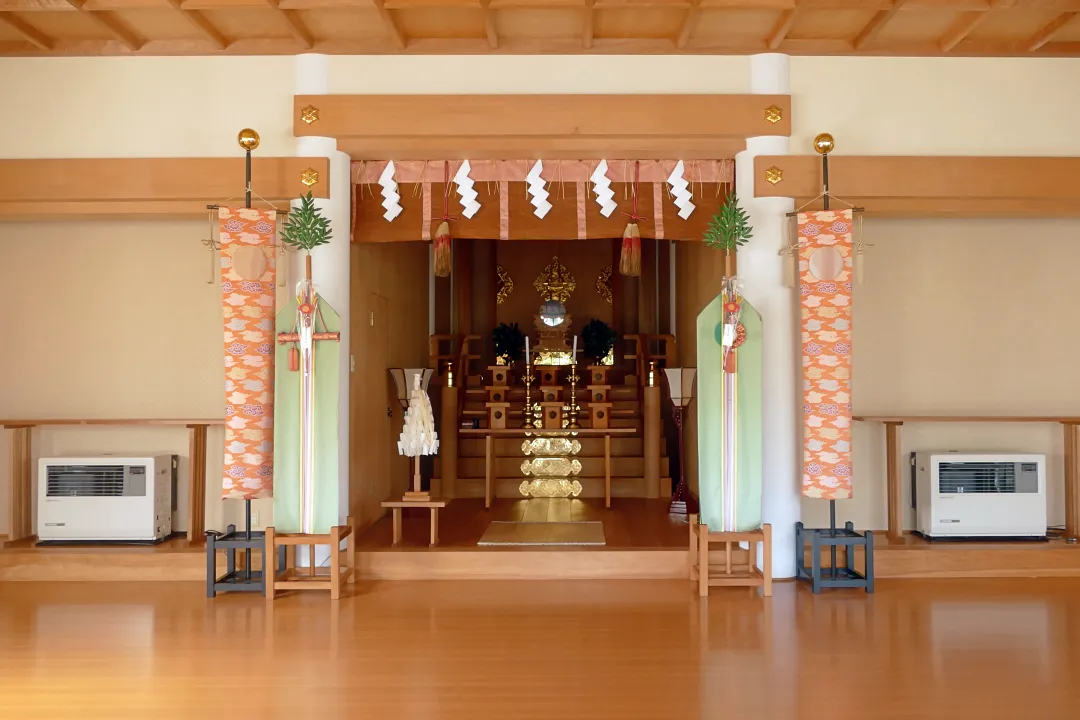 洞爺湖神社 拝殿の中