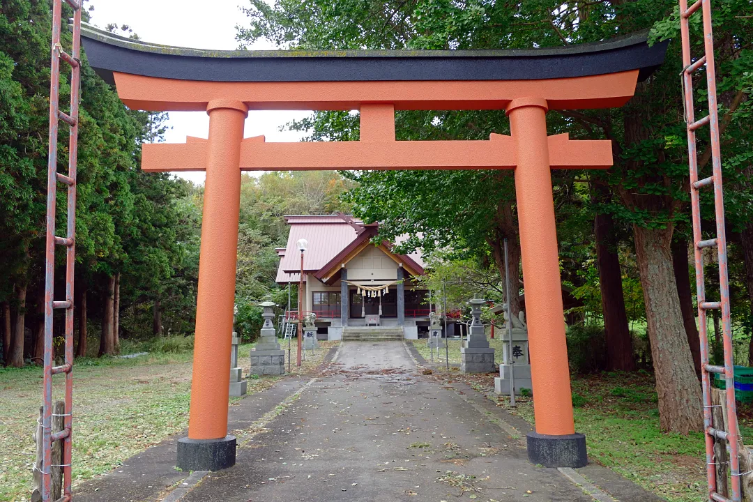 尾札部稲荷神社 二の鳥居