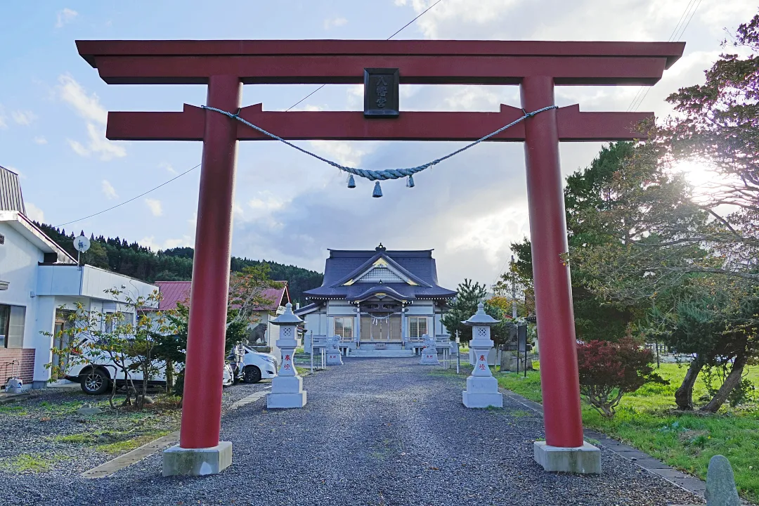 落部八幡宮 二の鳥居