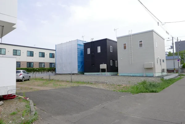 稲荷神社が鎮座していた場所の現在