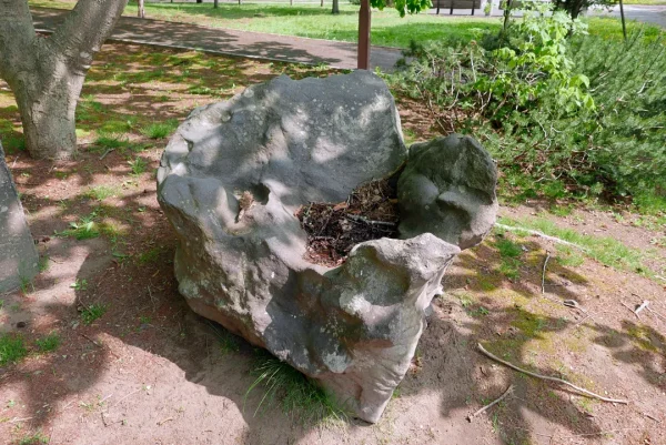 錦山天満宮 古い手水鉢？